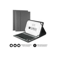 SUBBLIM FUNDA CON TECLADO KEYTAB PRO BLUETOOTH 10,1  10,8 GRIS