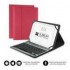 SUBBLIM FUNDA CON TECLADO KT2-BT0003 KEYTAB PRO BLUETOOTH 10,1 ROJA