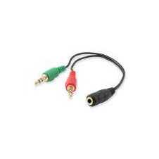 EQUIP CABLE JACK DIVISOR 1H/2M 3.5MM 0,13m