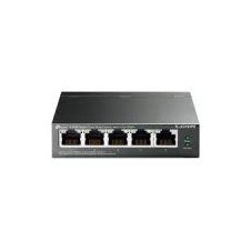 TP-LINK SWITCH SEMIGESTIONABLE TL-SG105PE 10/100/1000 4 PUERTOS POE+ METALICO