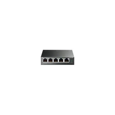 TP-LINK SWITCH SEMIGESTIONABLES 10/100/1000 4 PUERTOS POE+ METALICO
