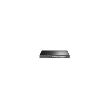 TP-LINK SWITCH TL-SL1226P NO GESTIONABLE POE+ DE 24 PUERTOS 10/100MBPS + 2 PUERTTOS 10/100/1000+ 2-PUERTOS GIGABIT