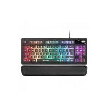 MARS GAMING TECLADO GAMING H-MECANICO COMPACTO TKL MKAXES BOTONES COLOR BLACK ESTRUCTURA BLACK BOTON ROLLER TECNOLOGIA H-MECH RE