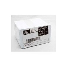 ZEBRA TARJETAS DE PVC BLANCO 0,76MM PACK 500UD