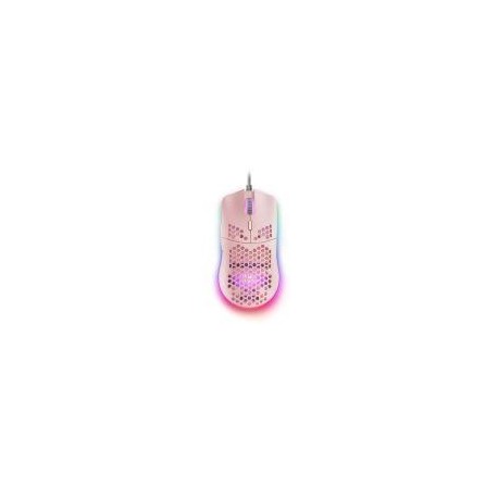 MARS GAMING RATON OPTICO MMAX HIVE PINK 12400DPI