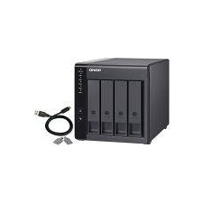 QNAP UNIDAD DE EXPANSION NAS 4 BAY TR-004 Caja de expansión de RAID USB 3.2 Gen 1 de 4 bahías