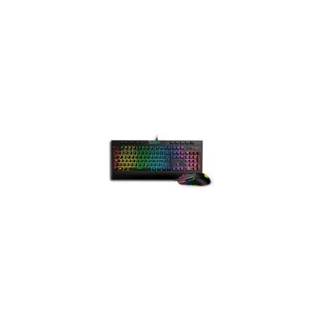 KROM TECLADO RATON KALYOS GAMING USB TECLADO MEMBRANA RGB/RATON 6400DPI