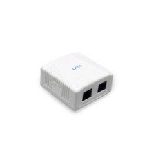 GEMBIRD ROSETA DE SUPERFICIE 2 XRJ45 UTP CAT5E