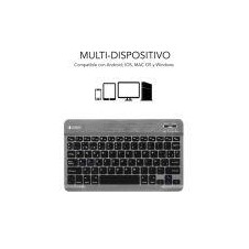 SUBBLIM TECLADO INALAMBRICO COMPACTO BLUETOOTH SMART GRIS