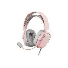 MARS AURICULAR GAMING MHAXP ROSA JACK 3.5mm ALTAVOCES HI-FI DE 53mm MICROFONO EXTRAIBLE ILUMINACION RGB COMPATIBLE PS4, XBOX, SW