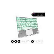 SUBBLIM TECLADO BLUETOOTH SMBT50 TOUCHPAD SMART PLATA