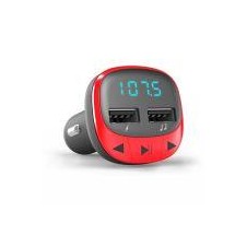 ENERGY SISTEM TRASMISOR FM COCHE ROJO FM/87.5-108 MHz/CARGADOR/MICROSD/USB/MP3