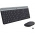 LOGITECH TECLADO Y RATON WIRELESS SLIM COMBO MK470 NEGRO