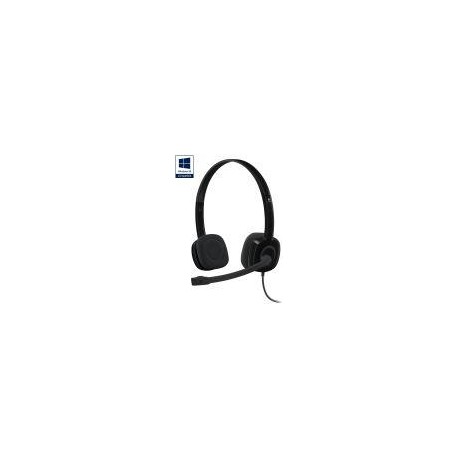 LOGITECH AURICULARES DIADEMA CON MICRÓFONO LOGITECH H151 JACK 3.5MM