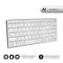 SUBBLIM TECLADO BLUETOOTH 3ADC200 ADVANCE COMPACT PLATA