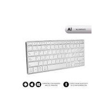 SUBBLIM TECLADO BLUETOOTH 3ADC200 ADVANCE COMPACT PLATA