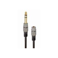 GEMBIRD ADAPTADOR CABLE DE AUDIO, 6.35 MM A 3.5 MM, 0,2 M