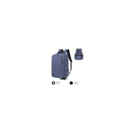 SUBBLIM MOCHILA CITY BACKPACK 15,6 AZUL