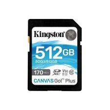 KINGSTON TECHNOLOGY CANVAS GO! PLUS MEMORIA FLASH 512 GB SD CLASE 10 UHS-I