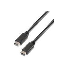 AISENS CABLE USB-C A USB-C 2.0 1M A107-0056 NEGRO
