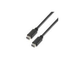 AISENS CABLE USB-C A USB-C 2.0 2M NEGRO