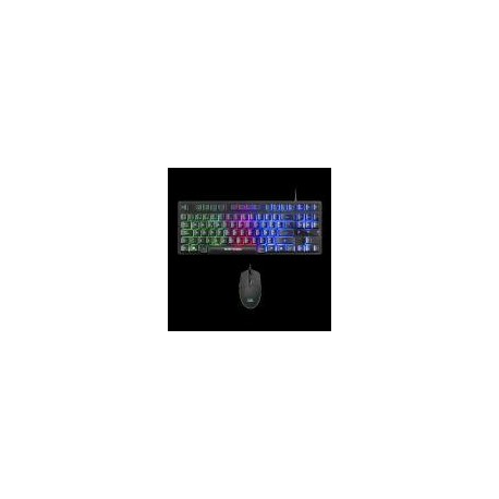 MARS GAMING PACK TECLADO Y RATON MCPTKL TECLADO DE FORMATO REDUCIDO TKL RGB BRATHING & FLOW MOUSE 3200DPI H-MECH RGB