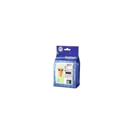 BROTHER CARTUCHO TINTA LC-3217 VALUE PACK BK-C-M-Y