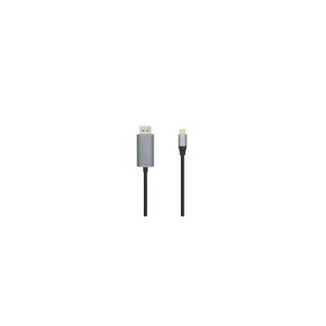 AISENS CABLE USB-C A DISPLAYPORT MACHO 0.8M A109-0394 NEGRO