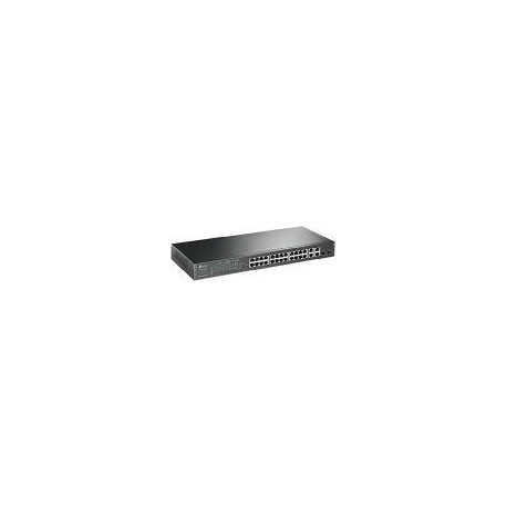 TP-LINK SWITCH TL-SL2428P SEMIGESTIONABLE JETSTREAM DE 24 PUERTOS POE+ 10/100 Y 2 PUERTOS GIGA + 2 PUERTOS COMBO GIGABIT
