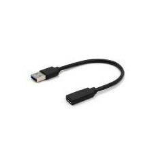 GEMBIRD CABLE ADAPTADOR USB 3.1 AM A USB-C NEGRO 10CM