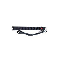 ENERGENIE REGLETA 8 TOMAS PARA RACK 1 U 16A 3M DE CABLE ENCHUFE C14