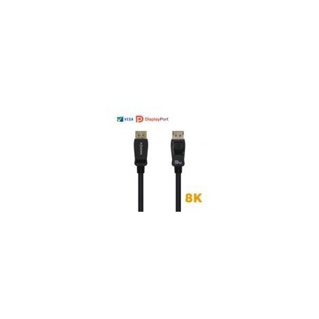 AISENS CABLE DISPLAYPORT 2M 1.4 8K A149-0432 NEGRO