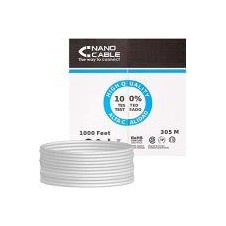 NANOCABLE BOBINA DE CABLE UTP CAT6 305M GRIS