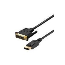 AISENS CABLE DISPLAYPORT MACHO A DVI MACHO 2M A125-0366 NEGRO