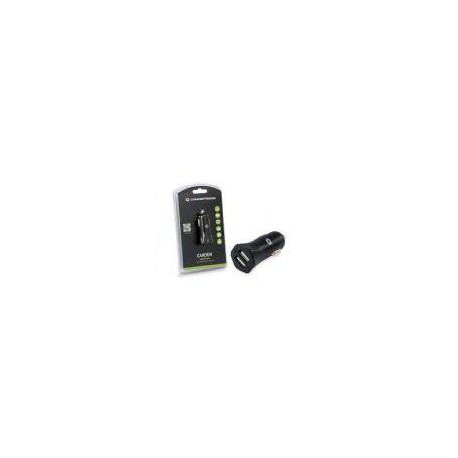 CONCEPTRONIC CARGADOR DE COCHE US 2 PUERTOS Y 12W CARDEN03B