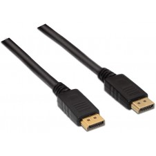 AISENS CABLE DISPLAYPORT 1.2 4K M/M 2M A124-0129 NEGRO