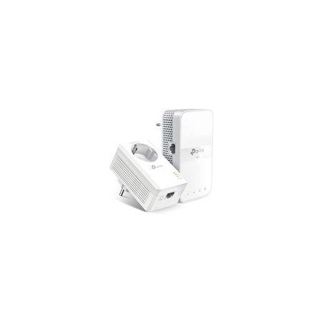 TP-LINK POWERLINE TL-WPA7617KIT WIFI AV1000 TL-WPA7617 KIT CON PASSTHROUGH WIFI AC1200 1 PUERTO GIGA COMPUESTO DE TL-PA7017 & TL