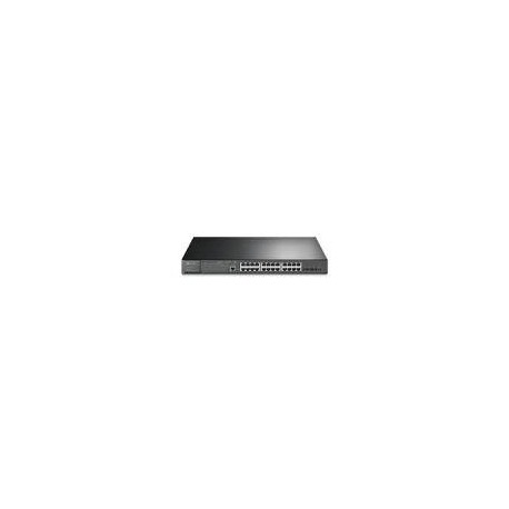 TP-LINK SWITCH TL-SG3428XMP GESTIONABLE JETSTREAM L2+ DE 24 PUERTOS GIGABIT POE+ CON 4 RANURAS SFP 10 GE SFP+