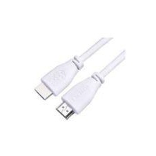 RASPBERRY CABLE HDMI 1M BLANCO TIPO A OFICIAL RASPBERRY PI