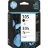 HP CARTUCHO 6ZD17AE KIT COLOR Y NEGRO Nº 305